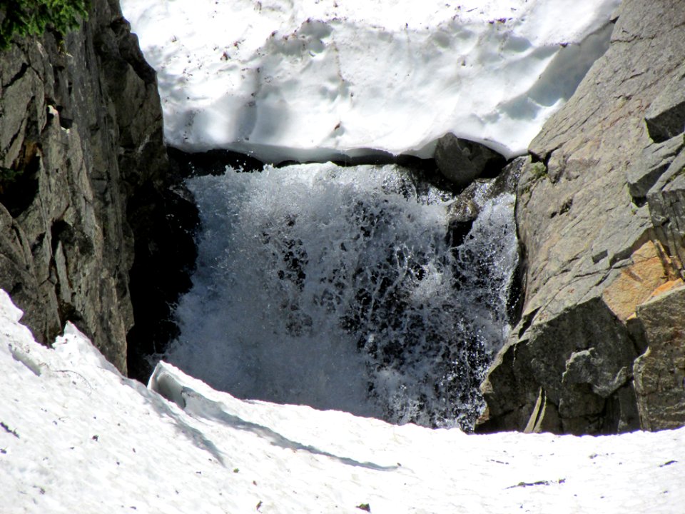 Waterfall at Mt. Rainier NP in WA
