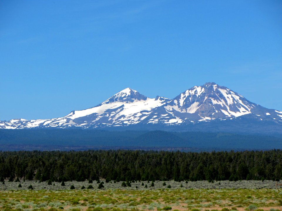 Three Sisters in Central Oregon