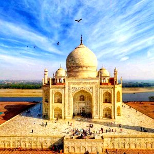 The beautiful Taj mahal photo