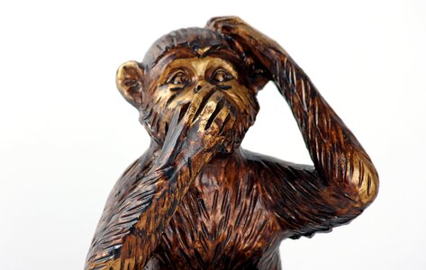 Silence mute figure