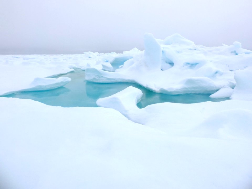 Sea-ice pond