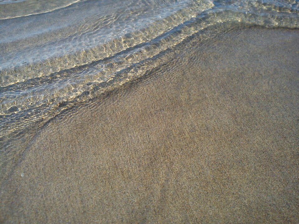 Beach sand grains