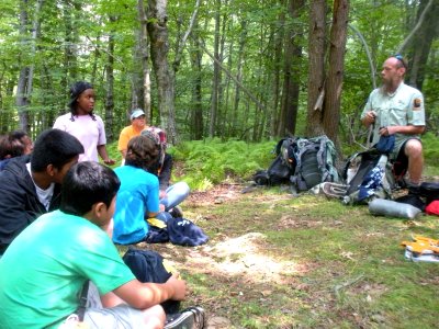 Listening to one of the Ridge Runners describe what he carries in his pack