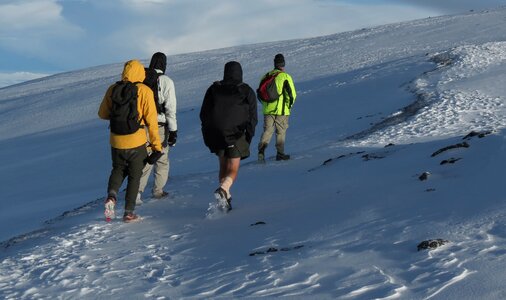 Adventure mountain snow