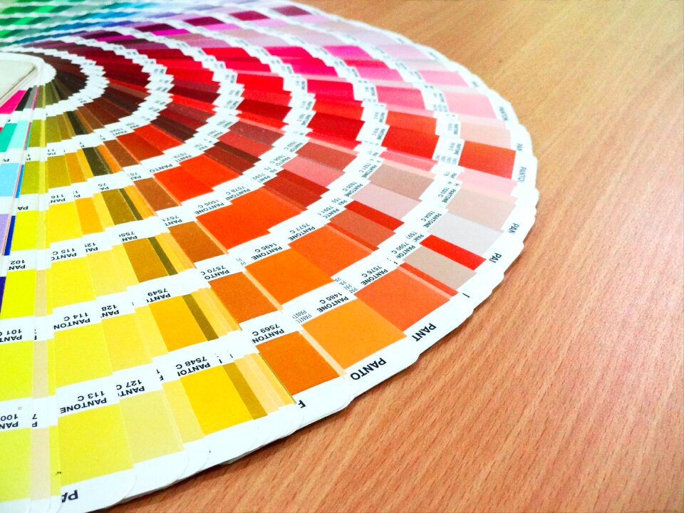 Colors code pantone color