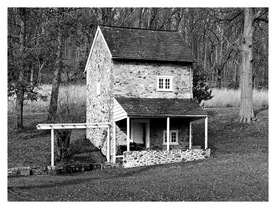 Colonial Hillside Barn