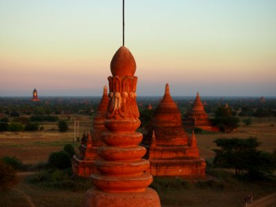 Stupa at Sunset