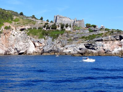 Boat costa rock photo