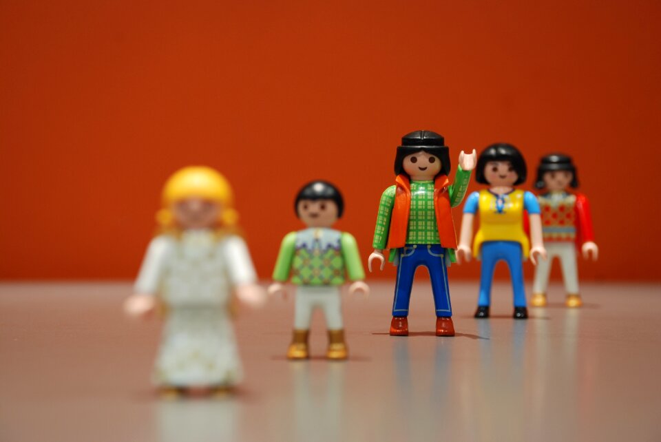 Playmobil boy waving