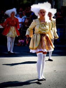 Vrsac, group of dancers in Carnival photo