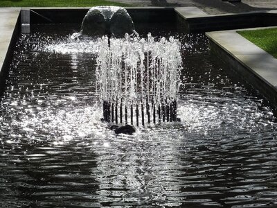 Fountain water feature keukenhof photo