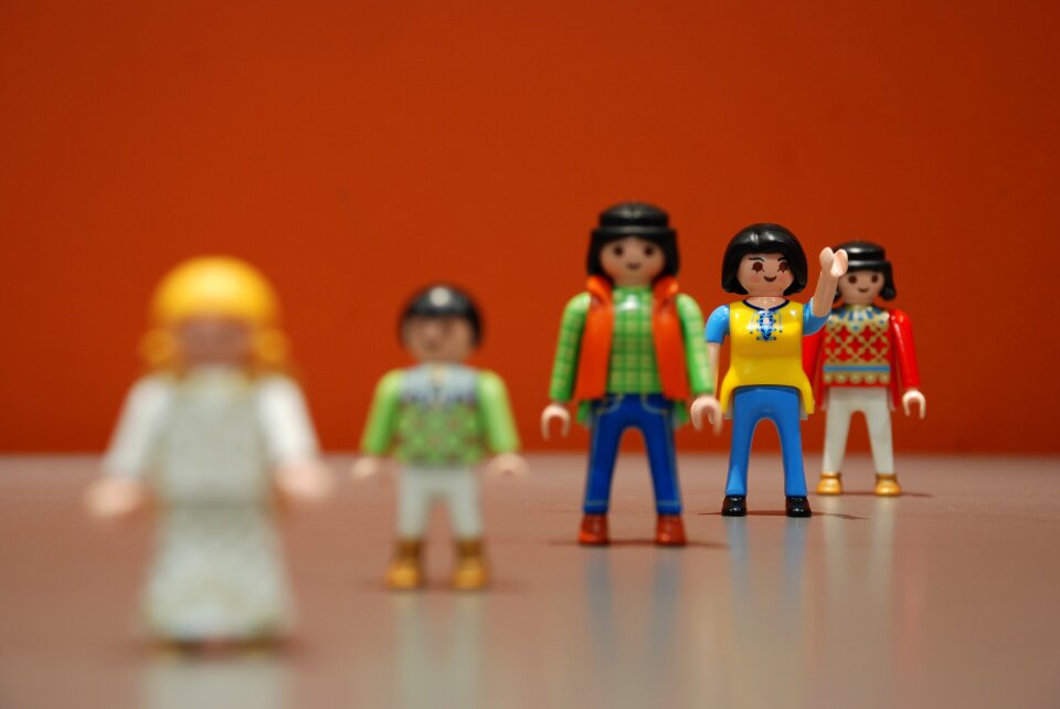 Playmobil boy waving