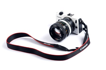 EOS M Front Left No Flash