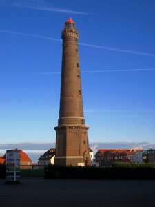 Borkum lighthouse blue sky