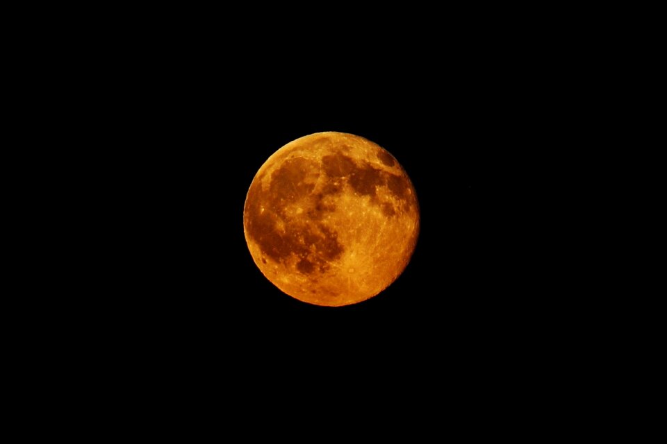Moonlight night sky