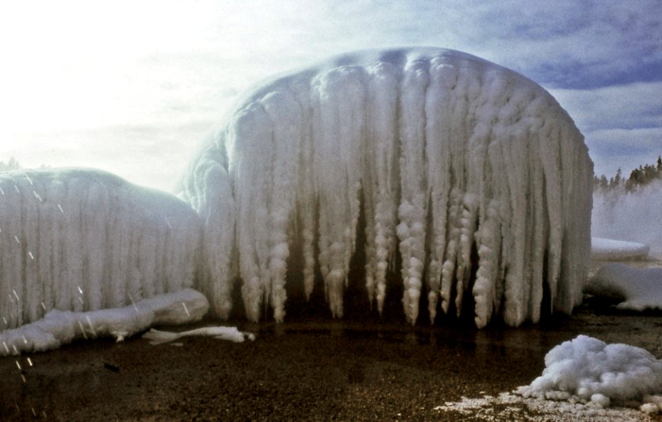 Ice cones southwest of Africa Geyser (pre-1975)