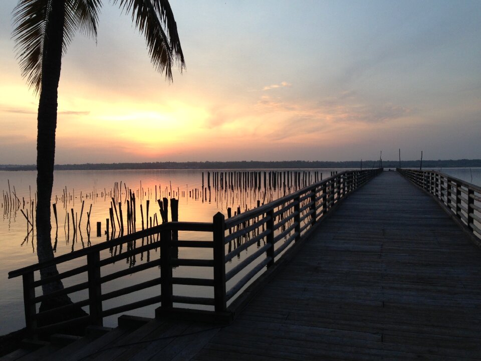 Boardwalk seaside sea