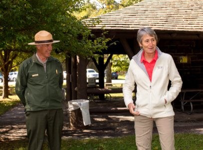 Secretary Sally Jewell | Superintendent Jim Northup photo