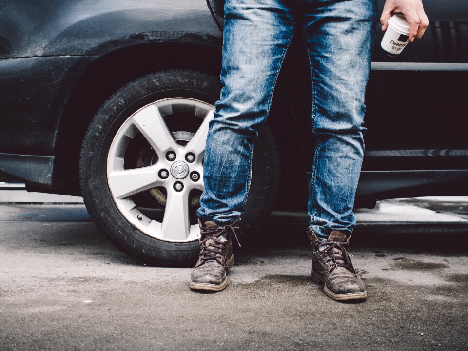 Boots jeans walking