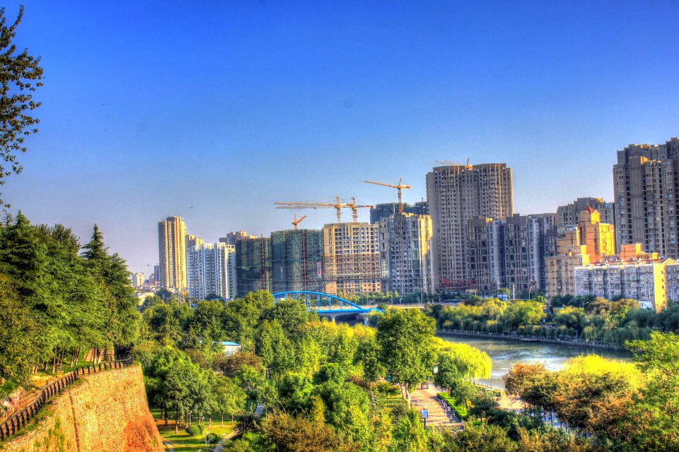 10 (Skyline from Old NanJing City Wall)