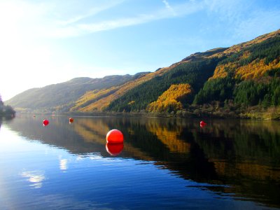 Out on Woolen Eyes on Loch Eck..