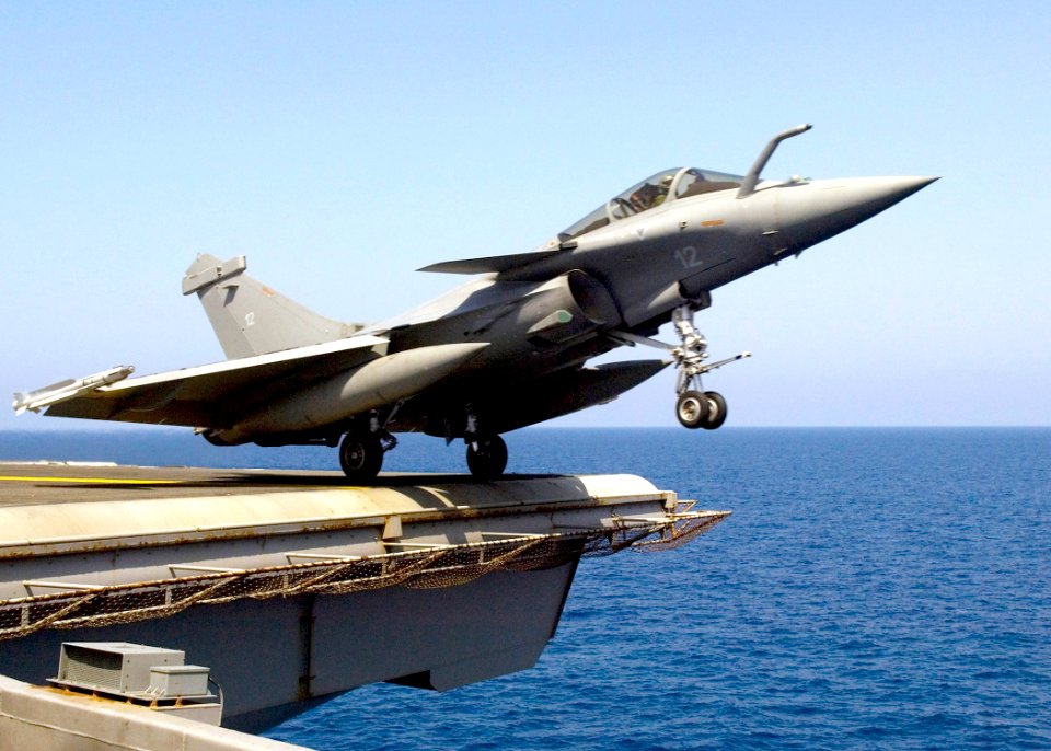 Mediteranean Sea (July 23, 2007) - A French "Rafale M" combat aircraft performs a catapult assisted launch from the flight deck of the nuclear-powered USS ENTERPRISE (CVN-65).