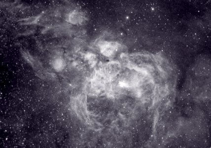 Flying Spaghetti Monster Nebula in Hydrogen Alpha
