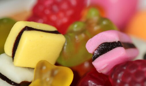 Confectionery colorful mix photo
