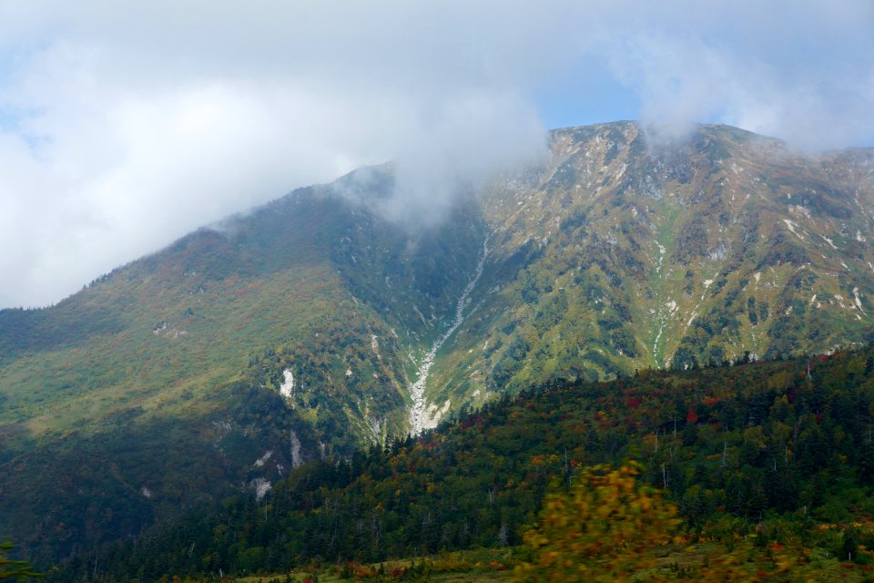 立山高原バスからの車窓風景
