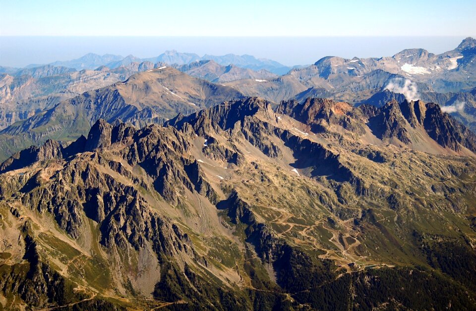 Nature high mountains hiking