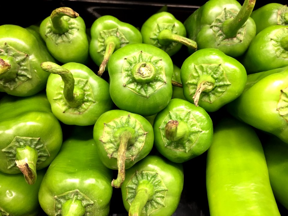 Stacked Hatch Chili Peppers