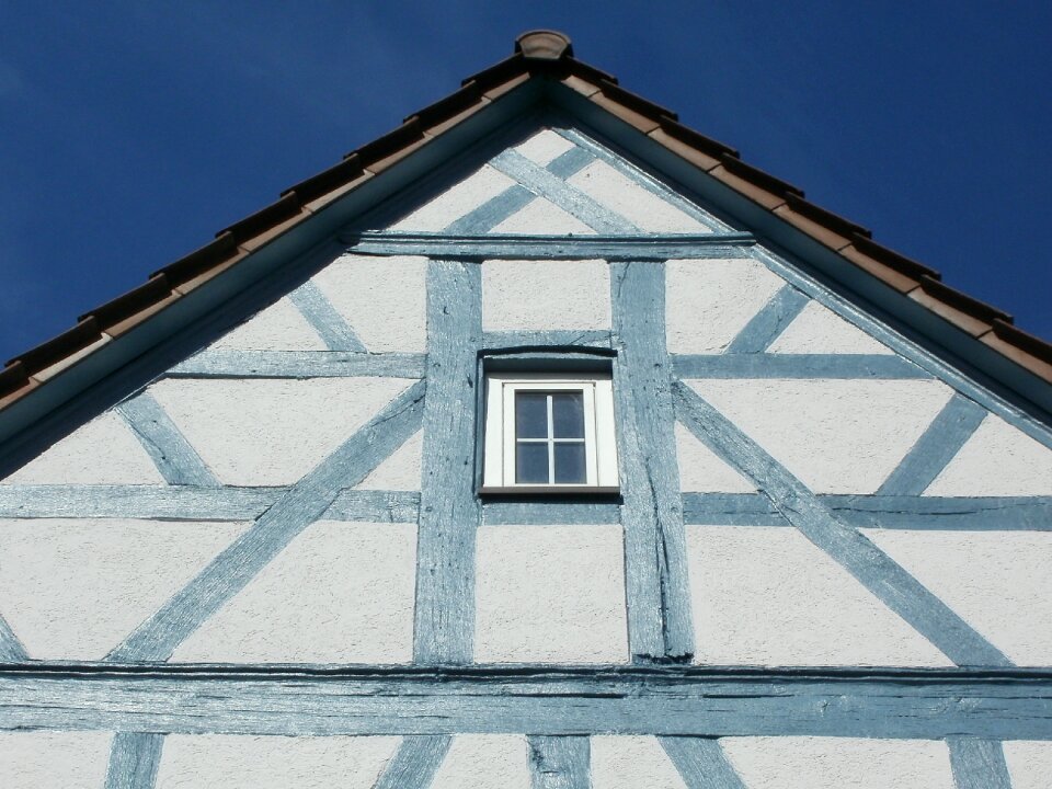 Timber framing house roof