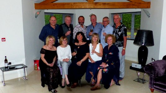 Lads and Lasses dressed for the Gala Dinner