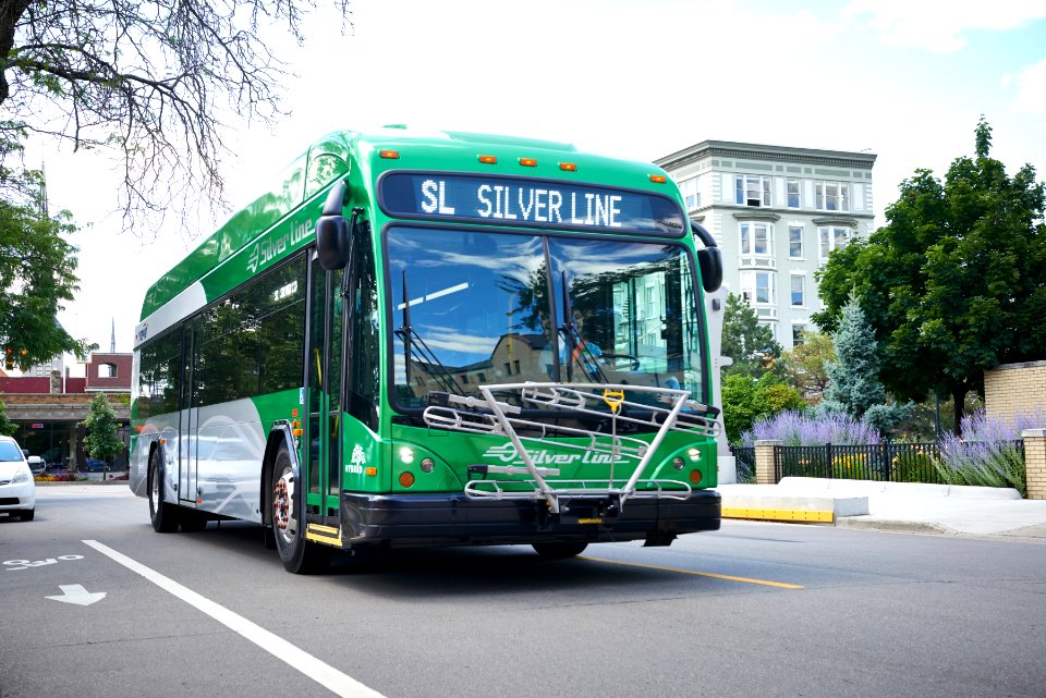 Silver Line in downtown Grand Rapids