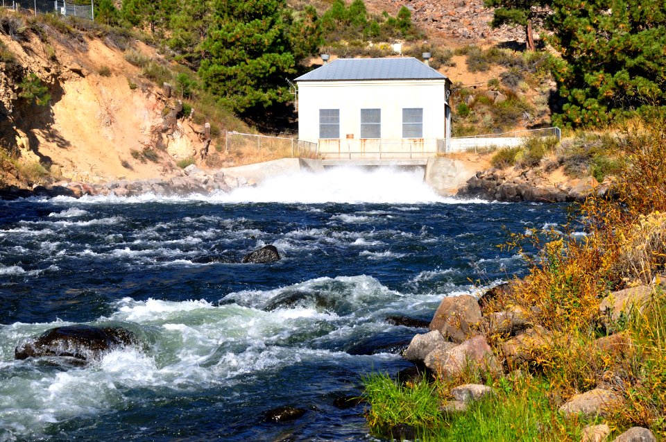 Boca Dam - Boca Dam and Reservoir are features of the Truckee Storage Project. The reservoir is on the Little Truckee River, 27 miles southwest of Reno, Nevada. The Outlet Works located next to Boca Dam releases water into the Little Truckee River.