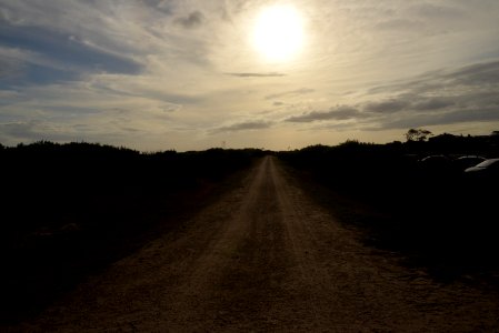 Camino junto a la playa  José Ignacio. Uruguay