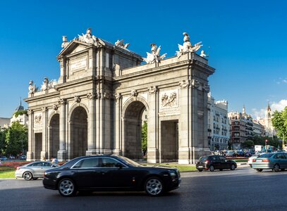 Monument architecture facade