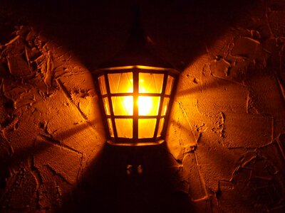 Medieval facade night