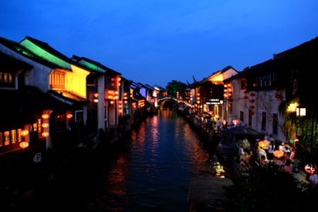 蘇州 山塘街(夏夜) Shan Tong Street, Suzhou China 20140720 24