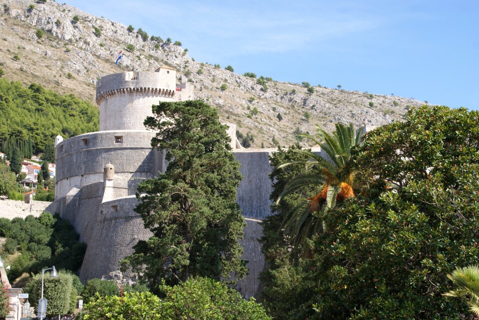 Tourism castle the walls