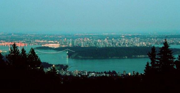 Vancouver Skyline 2, Evening
