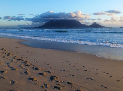 Cape town south africa footprints photo