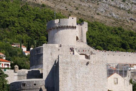 Monument walls the old town photo