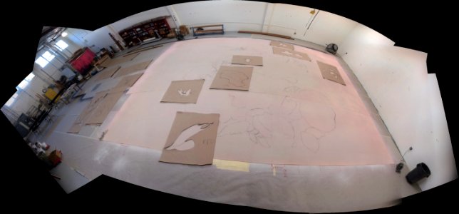 Drawing Transferred Stencils Started