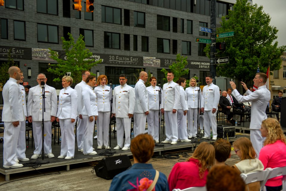 U.S. Navy Band Sea Chanters Perform for Statue Dedication