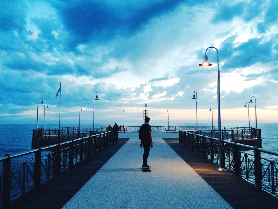 Skateboarding skateboarder dusk
