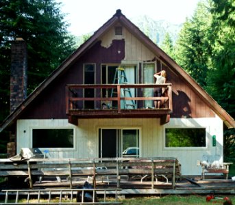 cabin under renovations
