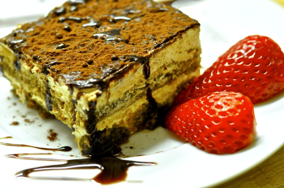 Dessert eat delicious