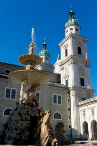Austria stone figure historic center