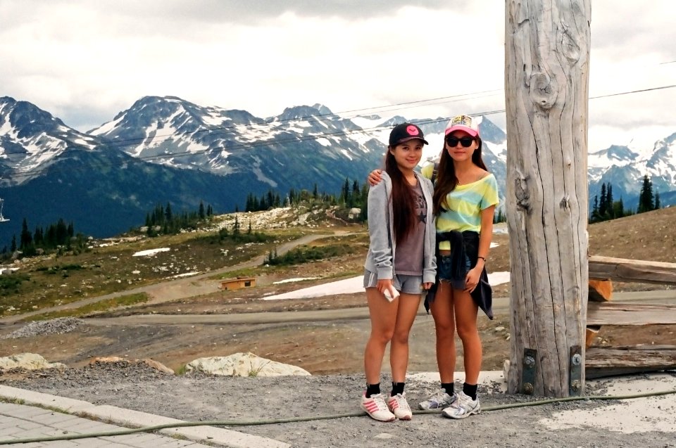 Halfway up Whistler